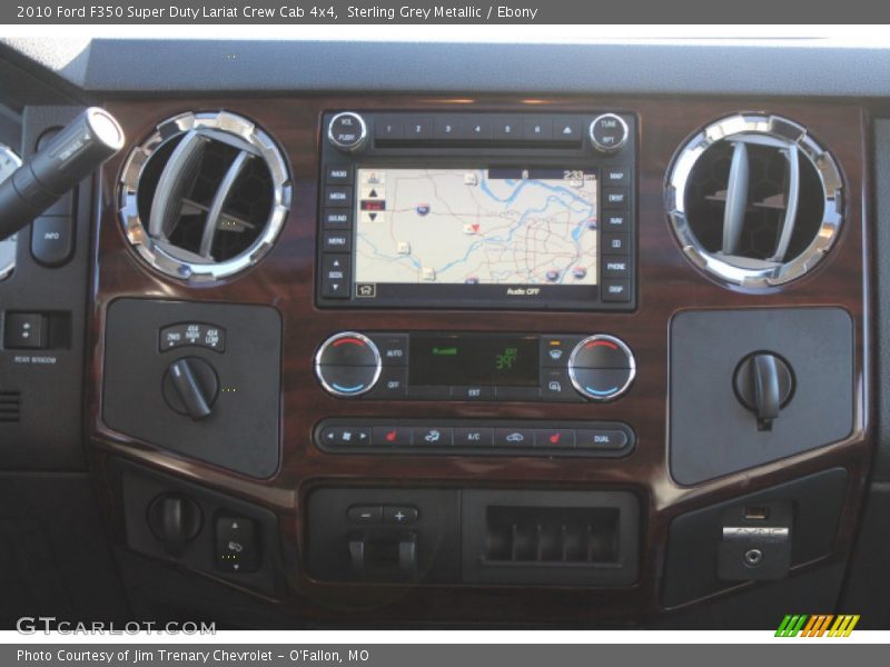 Sterling Grey Metallic / Ebony 2010 Ford F350 Super Duty Lariat Crew Cab 4x4