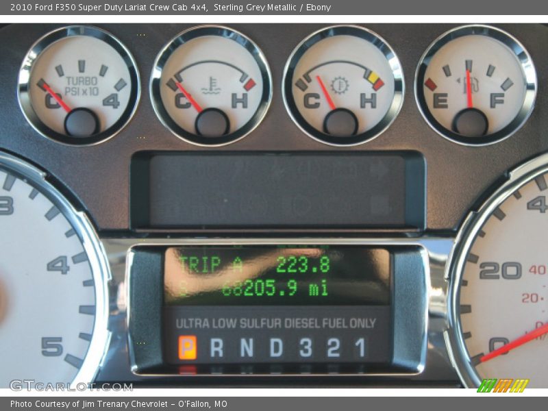 Sterling Grey Metallic / Ebony 2010 Ford F350 Super Duty Lariat Crew Cab 4x4