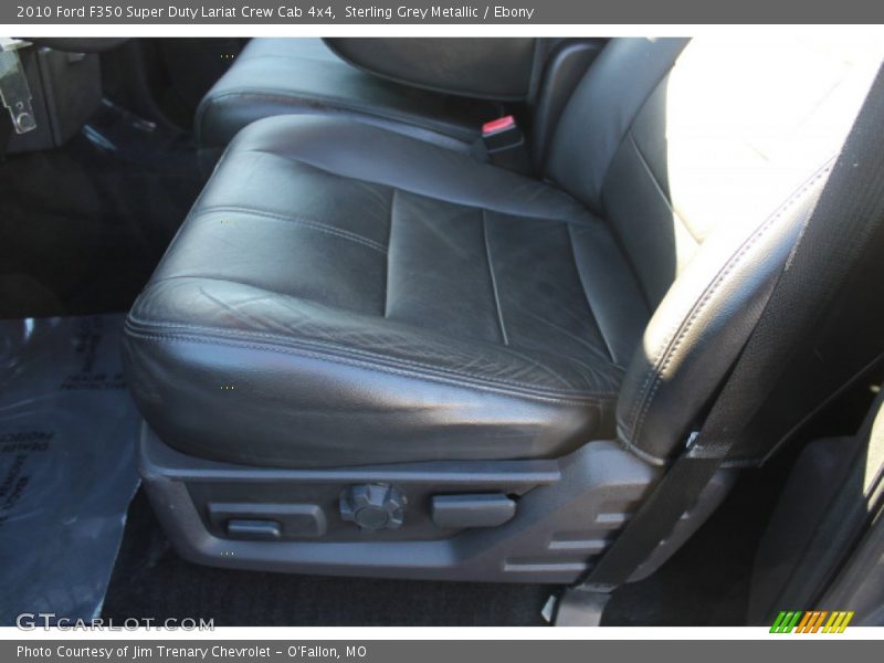 Sterling Grey Metallic / Ebony 2010 Ford F350 Super Duty Lariat Crew Cab 4x4