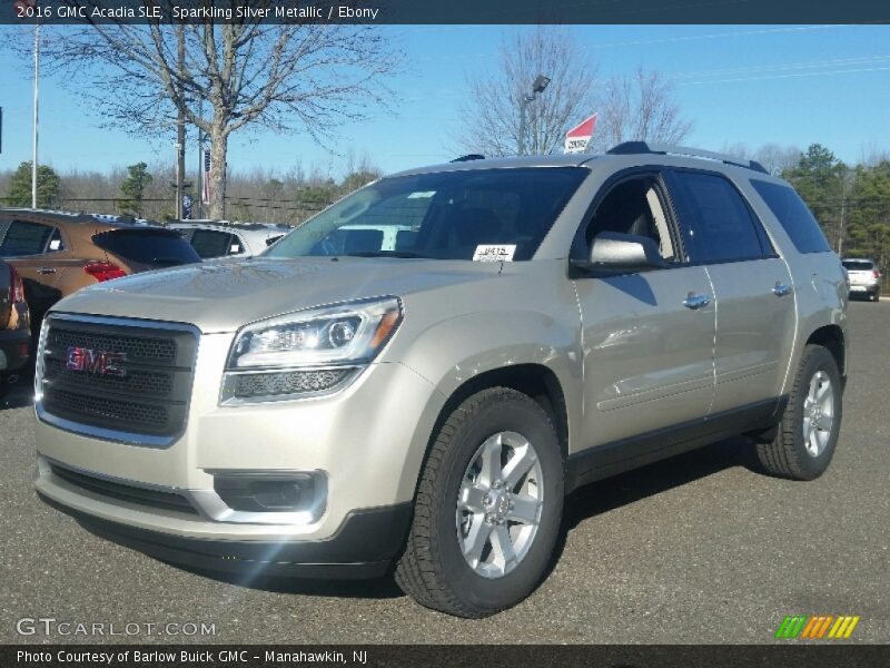 Sparkling Silver Metallic / Ebony 2016 GMC Acadia SLE