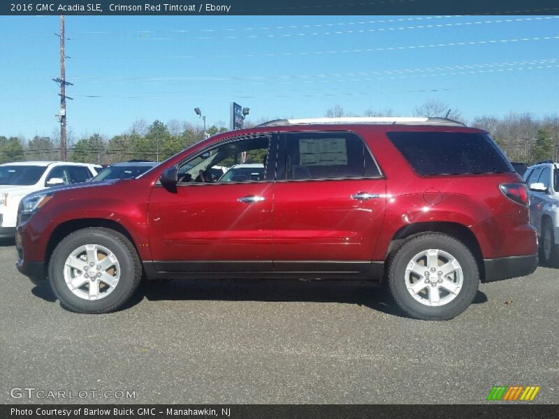 Crimson Red Tintcoat / Ebony 2016 GMC Acadia SLE