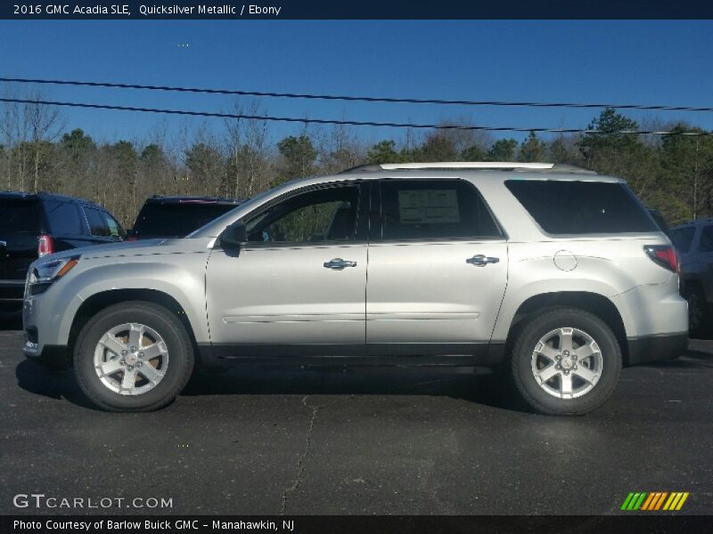 Quicksilver Metallic / Ebony 2016 GMC Acadia SLE