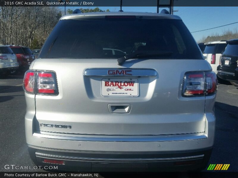 Quicksilver Metallic / Ebony 2016 GMC Acadia SLE