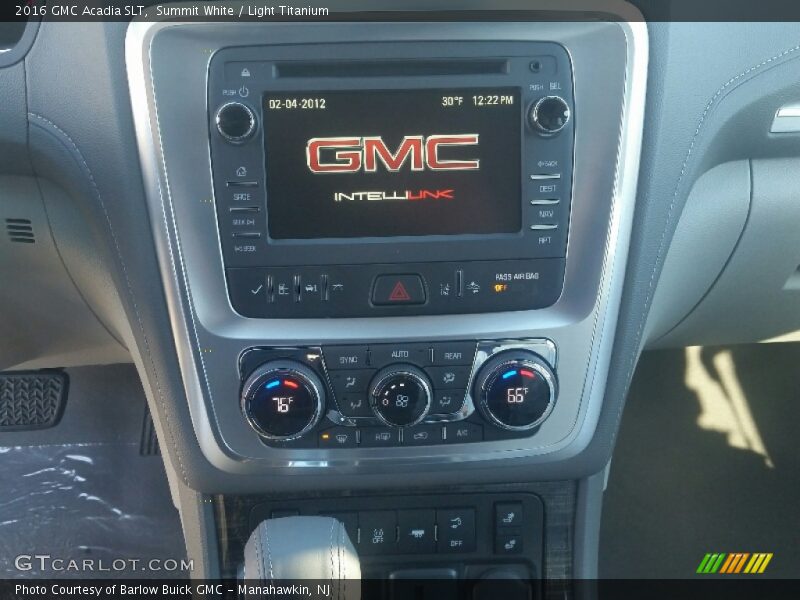 Summit White / Light Titanium 2016 GMC Acadia SLT
