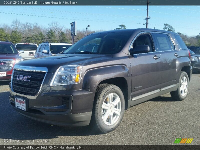 Iridium Metallic / Jet Black 2016 GMC Terrain SLE