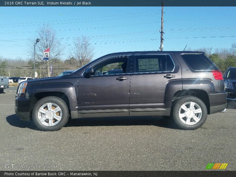 Iridium Metallic / Jet Black 2016 GMC Terrain SLE
