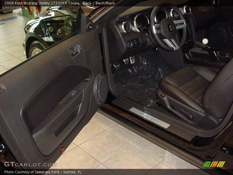 Black / Black/Black 2009 Ford Mustang Shelby GT500KR Coupe