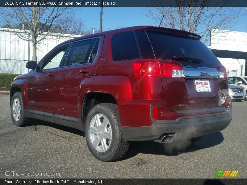 Crimson Red Tintcoat / Jet Black 2016 GMC Terrain SLE AWD