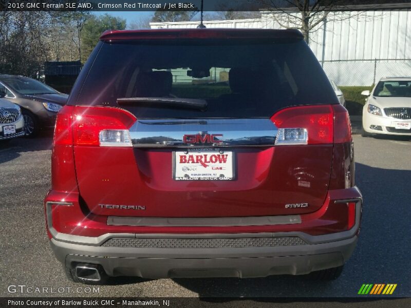 Crimson Red Tintcoat / Jet Black 2016 GMC Terrain SLE AWD