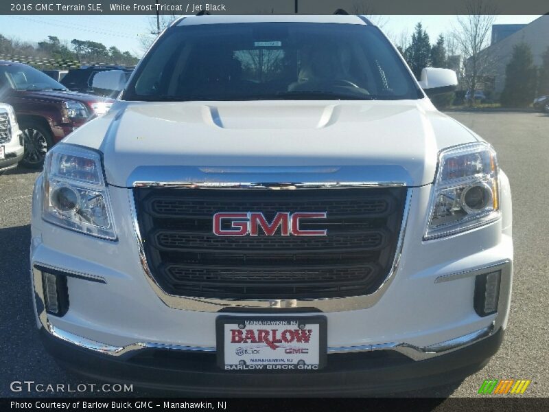 White Frost Tricoat / Jet Black 2016 GMC Terrain SLE