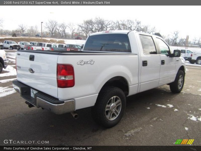 Oxford White / Medium/Dark Flint 2008 Ford F150 XLT SuperCrew 4x4