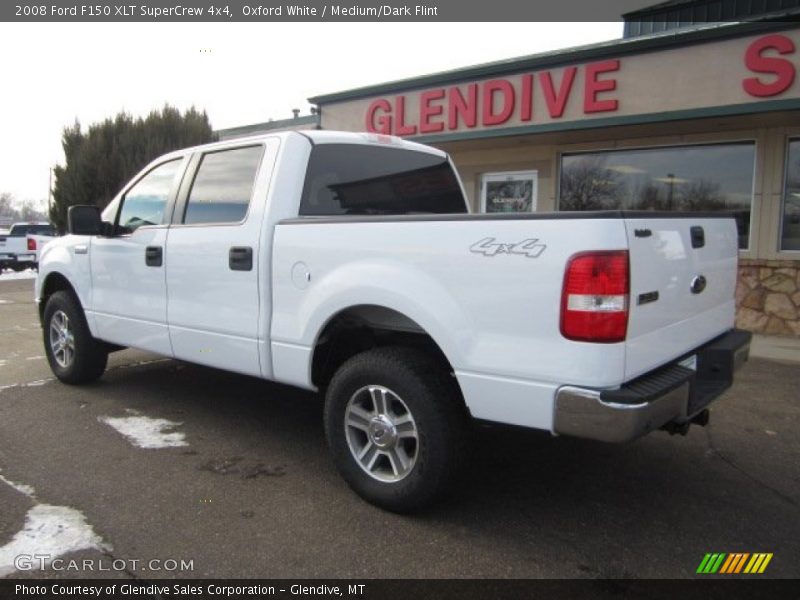 Oxford White / Medium/Dark Flint 2008 Ford F150 XLT SuperCrew 4x4