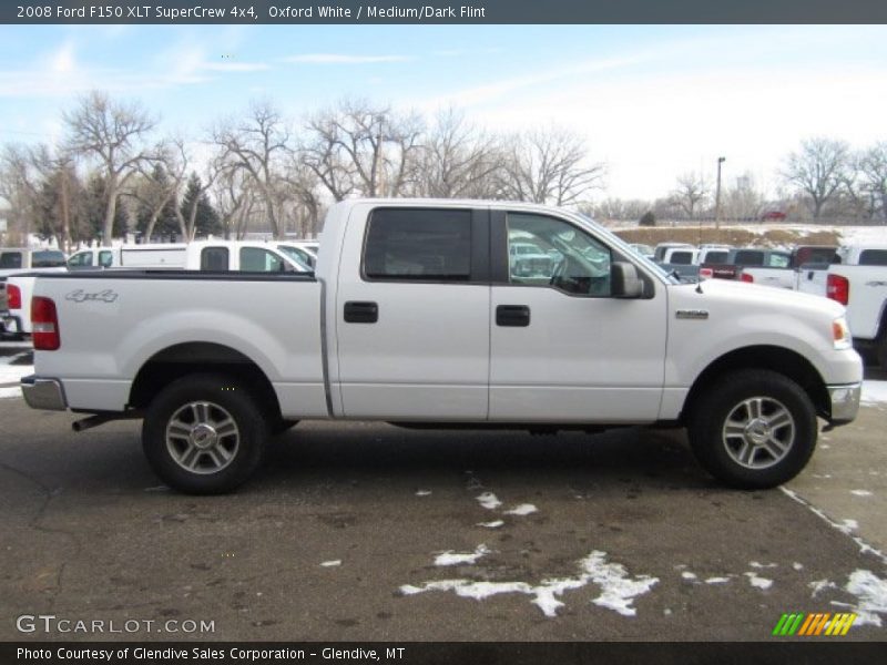 Oxford White / Medium/Dark Flint 2008 Ford F150 XLT SuperCrew 4x4