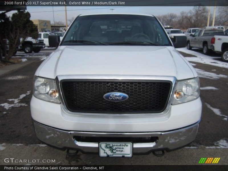 Oxford White / Medium/Dark Flint 2008 Ford F150 XLT SuperCrew 4x4