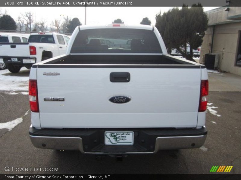 Oxford White / Medium/Dark Flint 2008 Ford F150 XLT SuperCrew 4x4