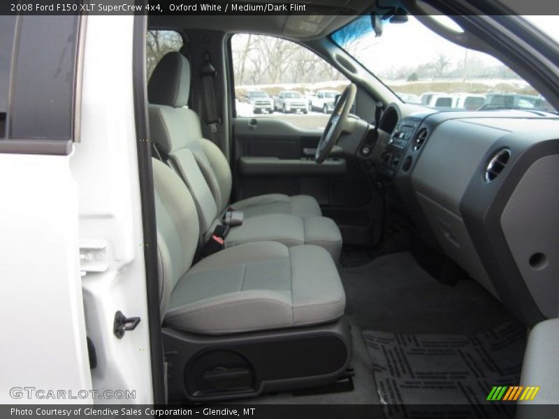 Oxford White / Medium/Dark Flint 2008 Ford F150 XLT SuperCrew 4x4