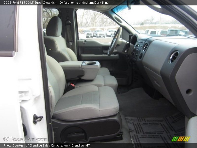 Oxford White / Medium/Dark Flint 2008 Ford F150 XLT SuperCrew 4x4