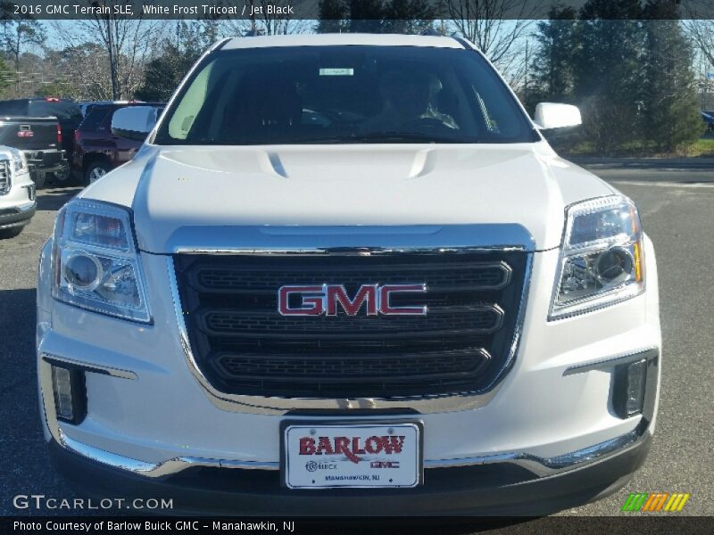 White Frost Tricoat / Jet Black 2016 GMC Terrain SLE