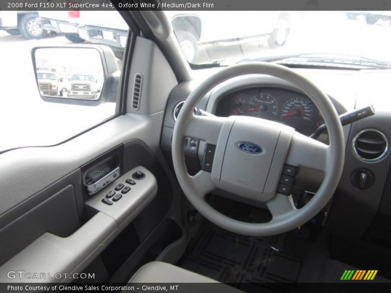 Oxford White / Medium/Dark Flint 2008 Ford F150 XLT SuperCrew 4x4