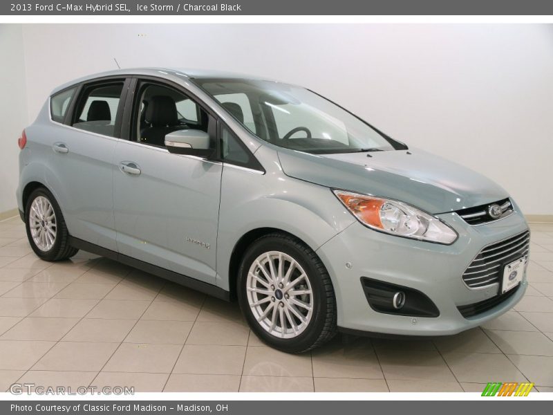 Ice Storm / Charcoal Black 2013 Ford C-Max Hybrid SEL