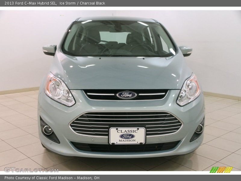 Ice Storm / Charcoal Black 2013 Ford C-Max Hybrid SEL