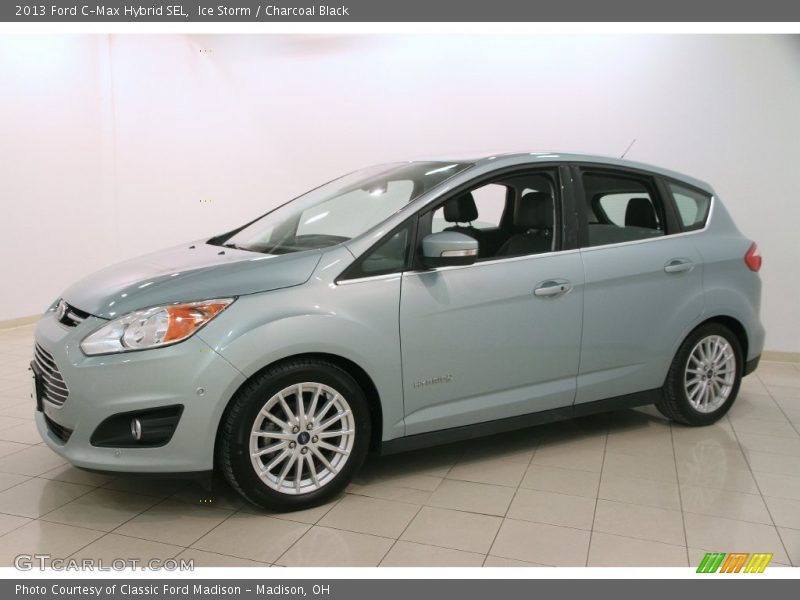 Ice Storm / Charcoal Black 2013 Ford C-Max Hybrid SEL