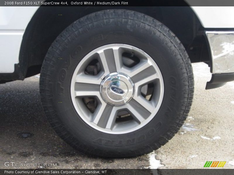 Oxford White / Medium/Dark Flint 2008 Ford F150 XLT SuperCrew 4x4