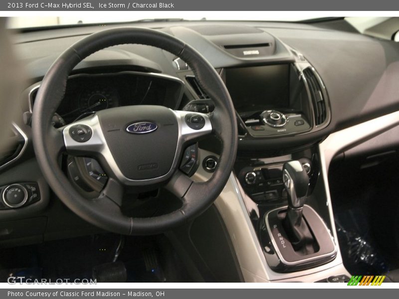 Ice Storm / Charcoal Black 2013 Ford C-Max Hybrid SEL