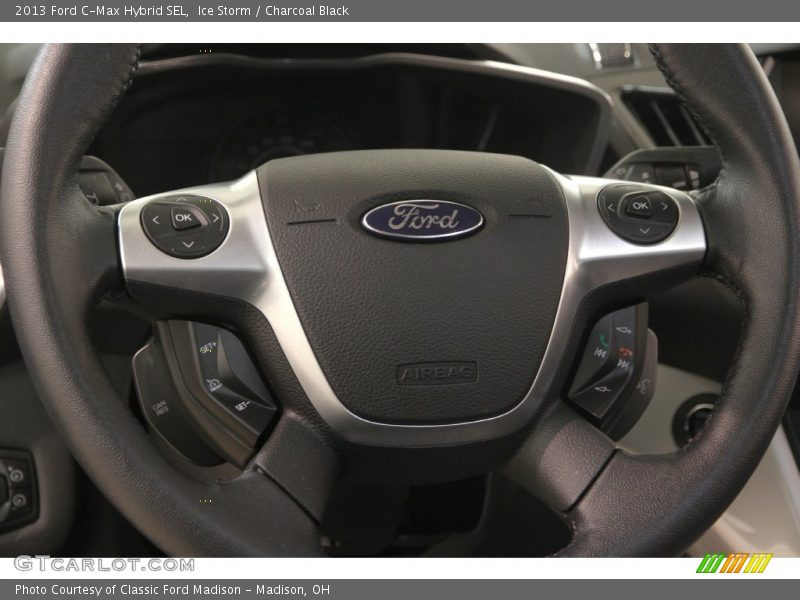 Ice Storm / Charcoal Black 2013 Ford C-Max Hybrid SEL