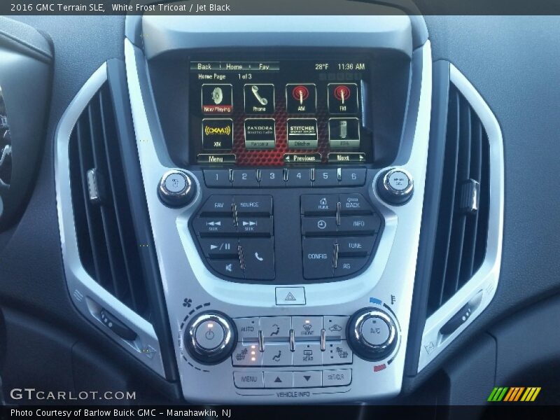 White Frost Tricoat / Jet Black 2016 GMC Terrain SLE