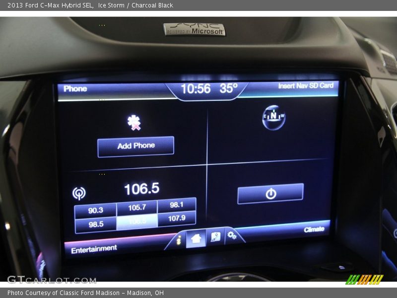 Ice Storm / Charcoal Black 2013 Ford C-Max Hybrid SEL