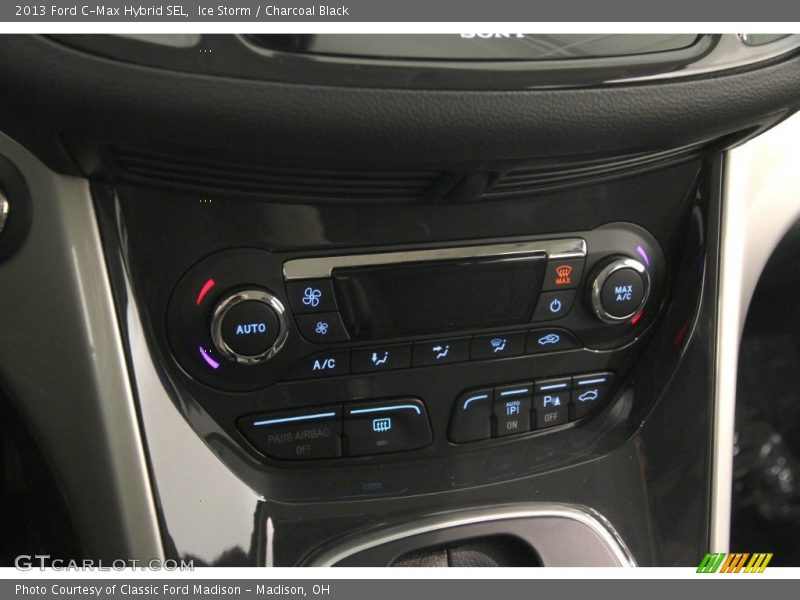 Ice Storm / Charcoal Black 2013 Ford C-Max Hybrid SEL