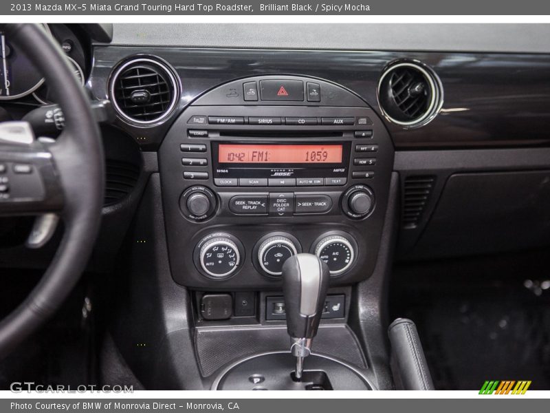 Brilliant Black / Spicy Mocha 2013 Mazda MX-5 Miata Grand Touring Hard Top Roadster