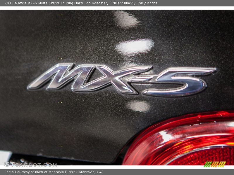 Brilliant Black / Spicy Mocha 2013 Mazda MX-5 Miata Grand Touring Hard Top Roadster