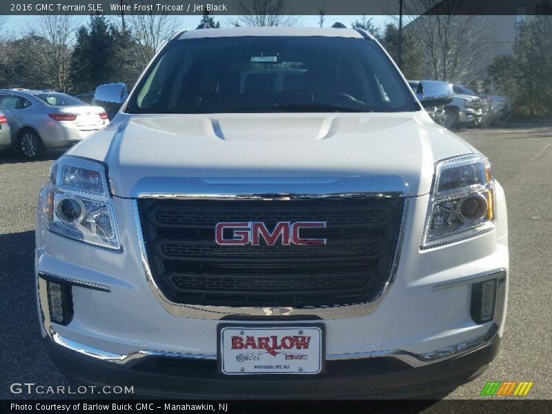 White Frost Tricoat / Jet Black 2016 GMC Terrain SLE