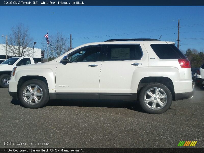 White Frost Tricoat / Jet Black 2016 GMC Terrain SLE