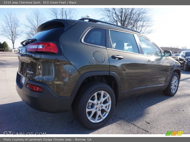 ECO Green Pearl / Black 2016 Jeep Cherokee Sport