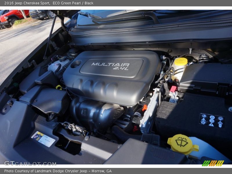 ECO Green Pearl / Black 2016 Jeep Cherokee Sport