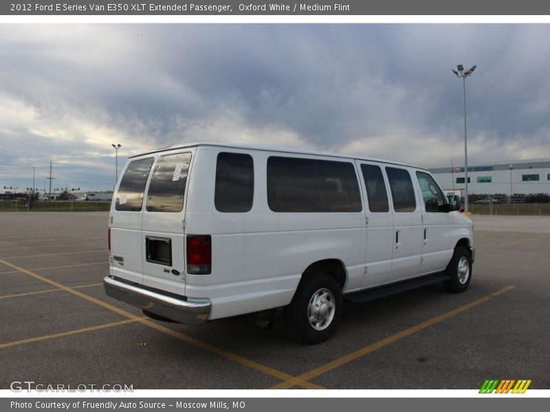 Oxford White / Medium Flint 2012 Ford E Series Van E350 XLT Extended Passenger