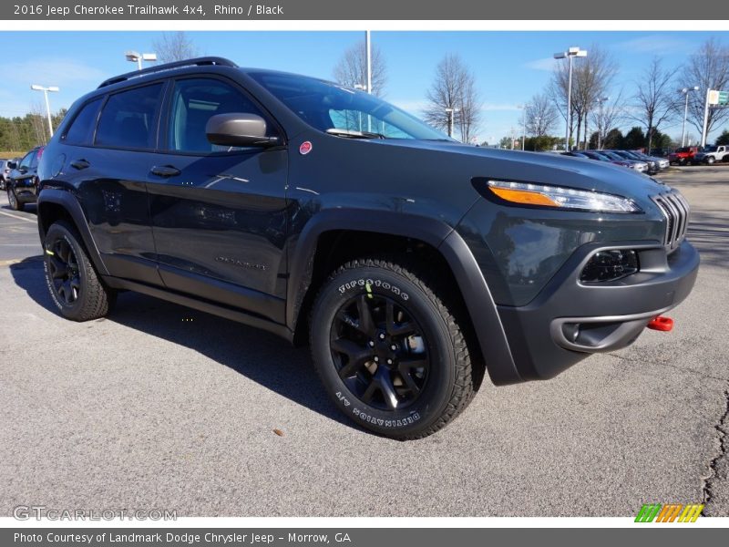 Rhino / Black 2016 Jeep Cherokee Trailhawk 4x4