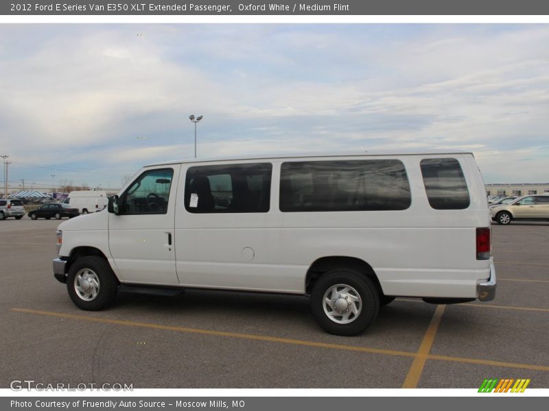 Oxford White / Medium Flint 2012 Ford E Series Van E350 XLT Extended Passenger