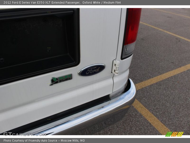 Oxford White / Medium Flint 2012 Ford E Series Van E350 XLT Extended Passenger