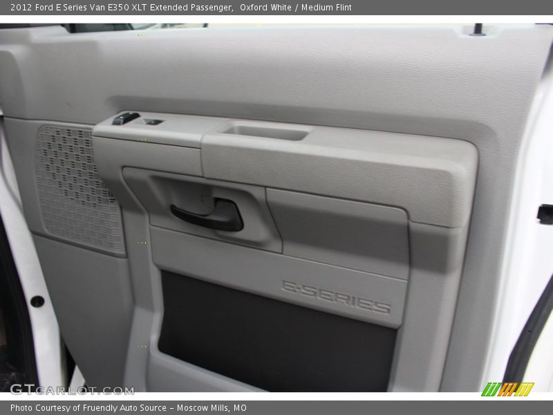 Oxford White / Medium Flint 2012 Ford E Series Van E350 XLT Extended Passenger