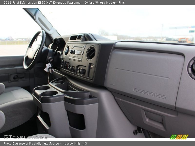 Oxford White / Medium Flint 2012 Ford E Series Van E350 XLT Extended Passenger