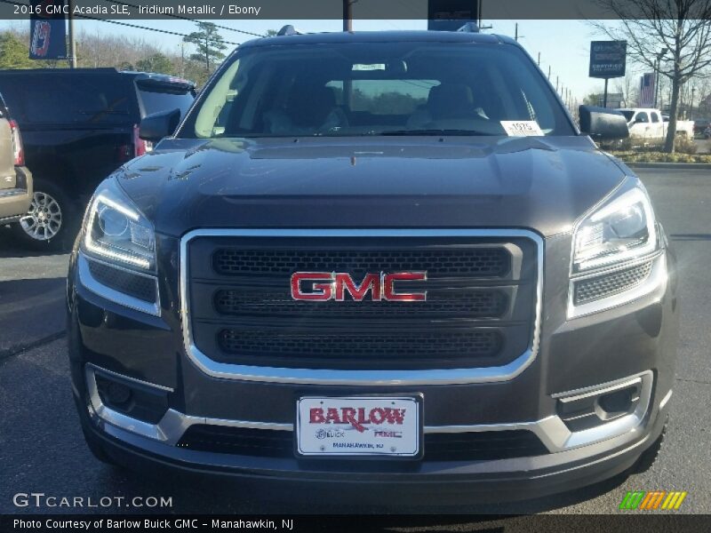 Iridium Metallic / Ebony 2016 GMC Acadia SLE
