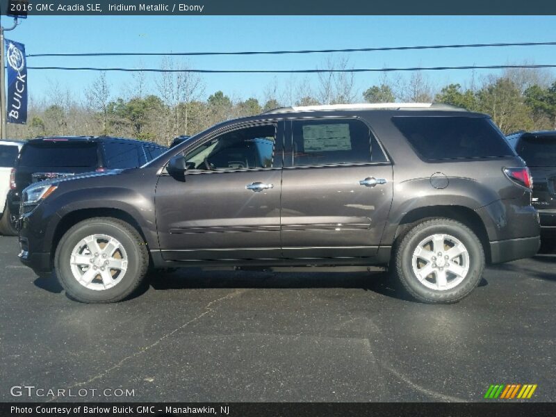 Iridium Metallic / Ebony 2016 GMC Acadia SLE