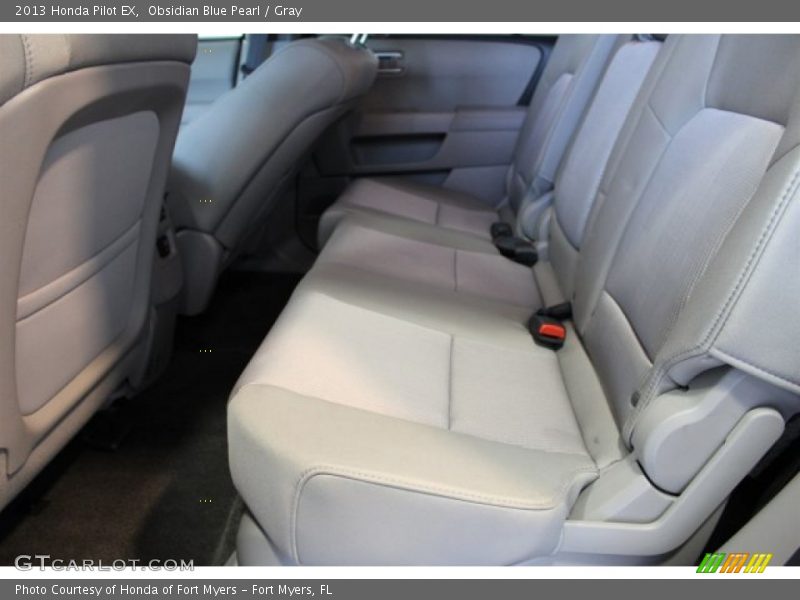 Obsidian Blue Pearl / Gray 2013 Honda Pilot EX