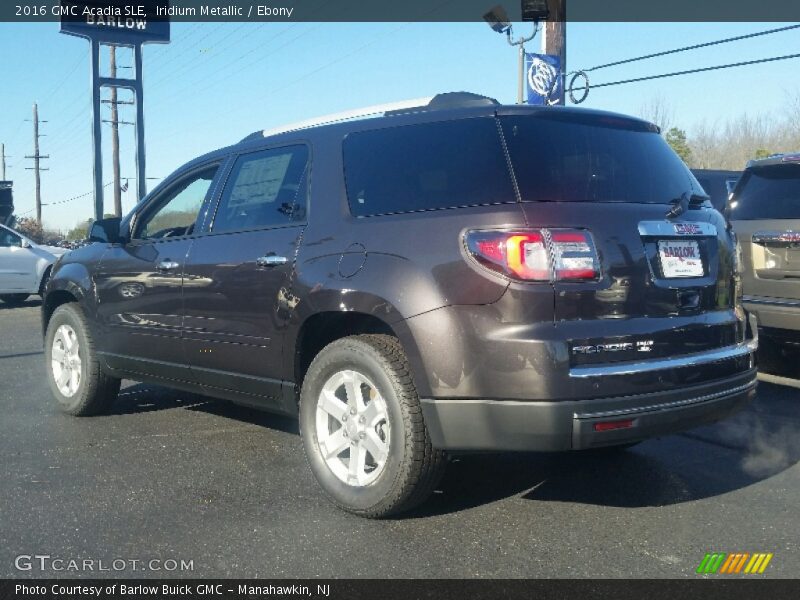 Iridium Metallic / Ebony 2016 GMC Acadia SLE