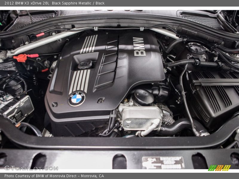 Black Sapphire Metallic / Black 2012 BMW X3 xDrive 28i