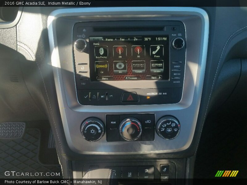 Iridium Metallic / Ebony 2016 GMC Acadia SLE